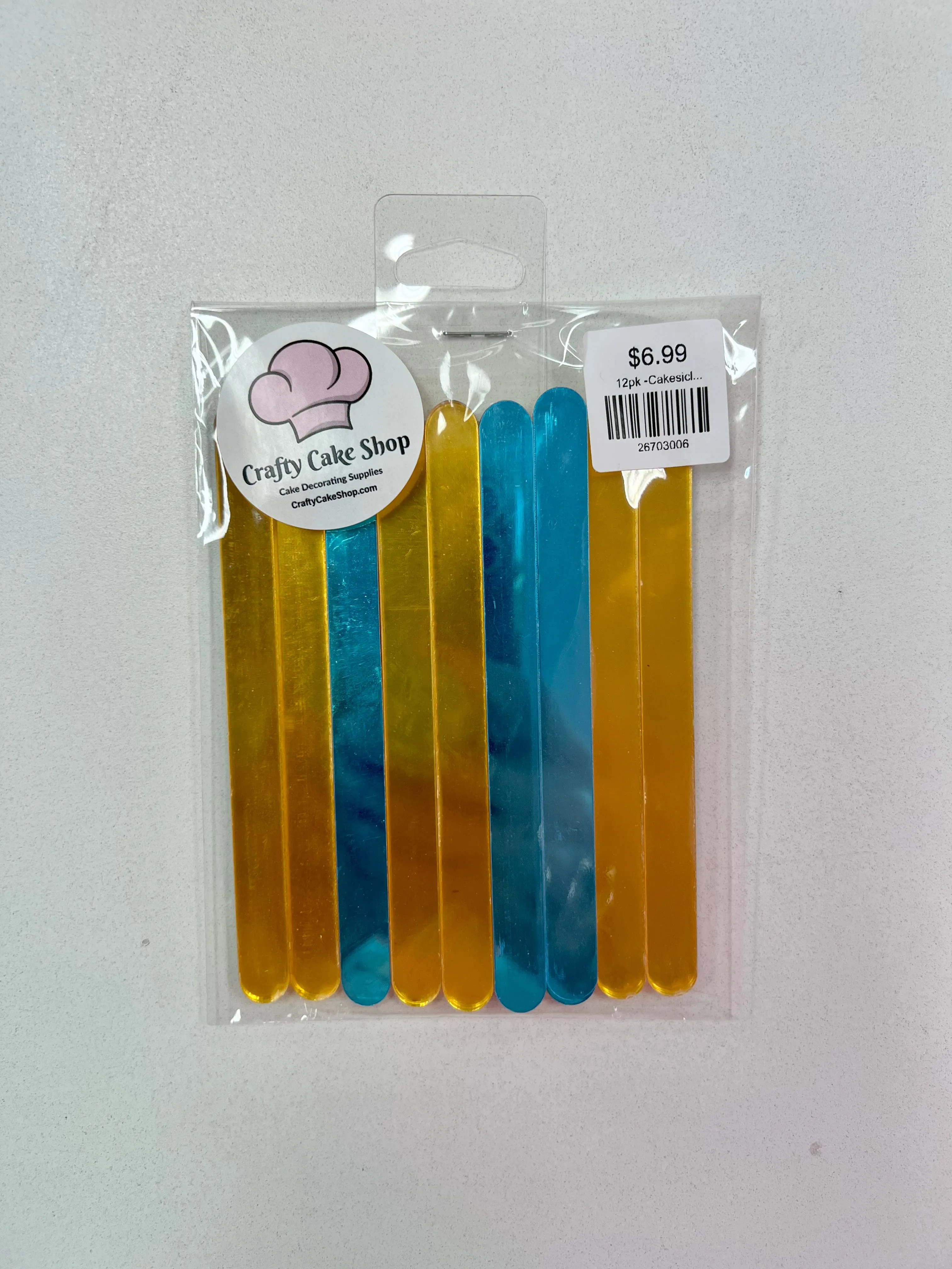 12pk -Cakesicle Sticks Acrylic