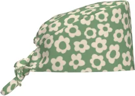 Adjustable Working Cap Scrub Cap with Sweatband, Scrub Caps for Women Men, One Size