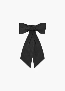 Alicia Bow Barrette -- Black