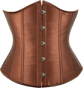 Alivila.Y Fashion Womens Sexy Satin Vintage Underbust Waist Training Corset Bustier