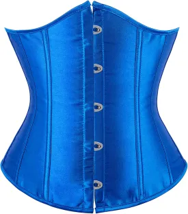 Alivila.Y Fashion Womens Sexy Satin Vintage Underbust Waist Training Corset Bustier