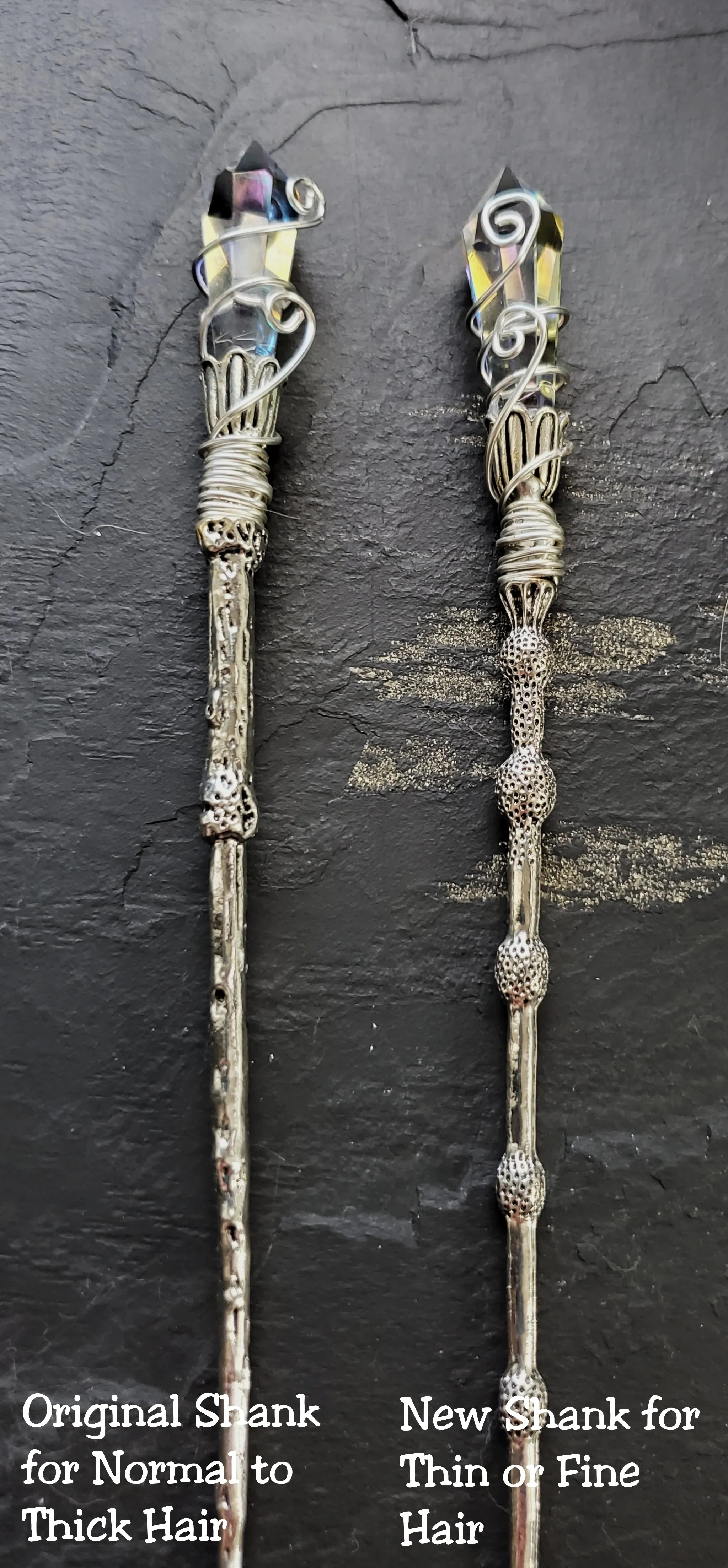 Aura Prism Witch Sticks Hair Stick Magic Wand