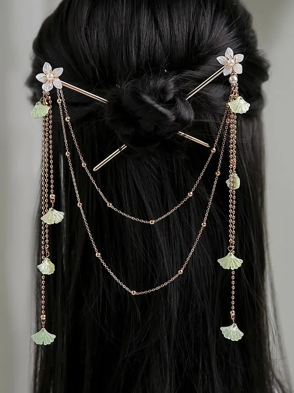 Back Hair Pin: Summer Flowers