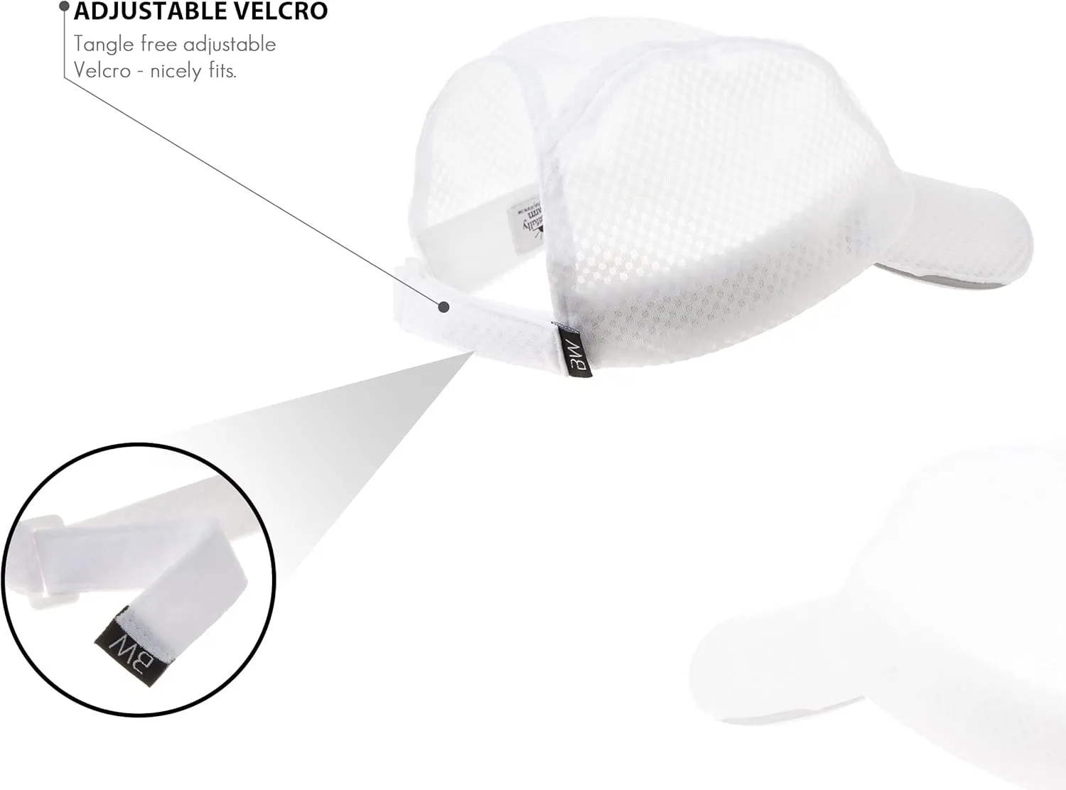 Backless Hat  Quick Dry Baseball Sport Hat for Women