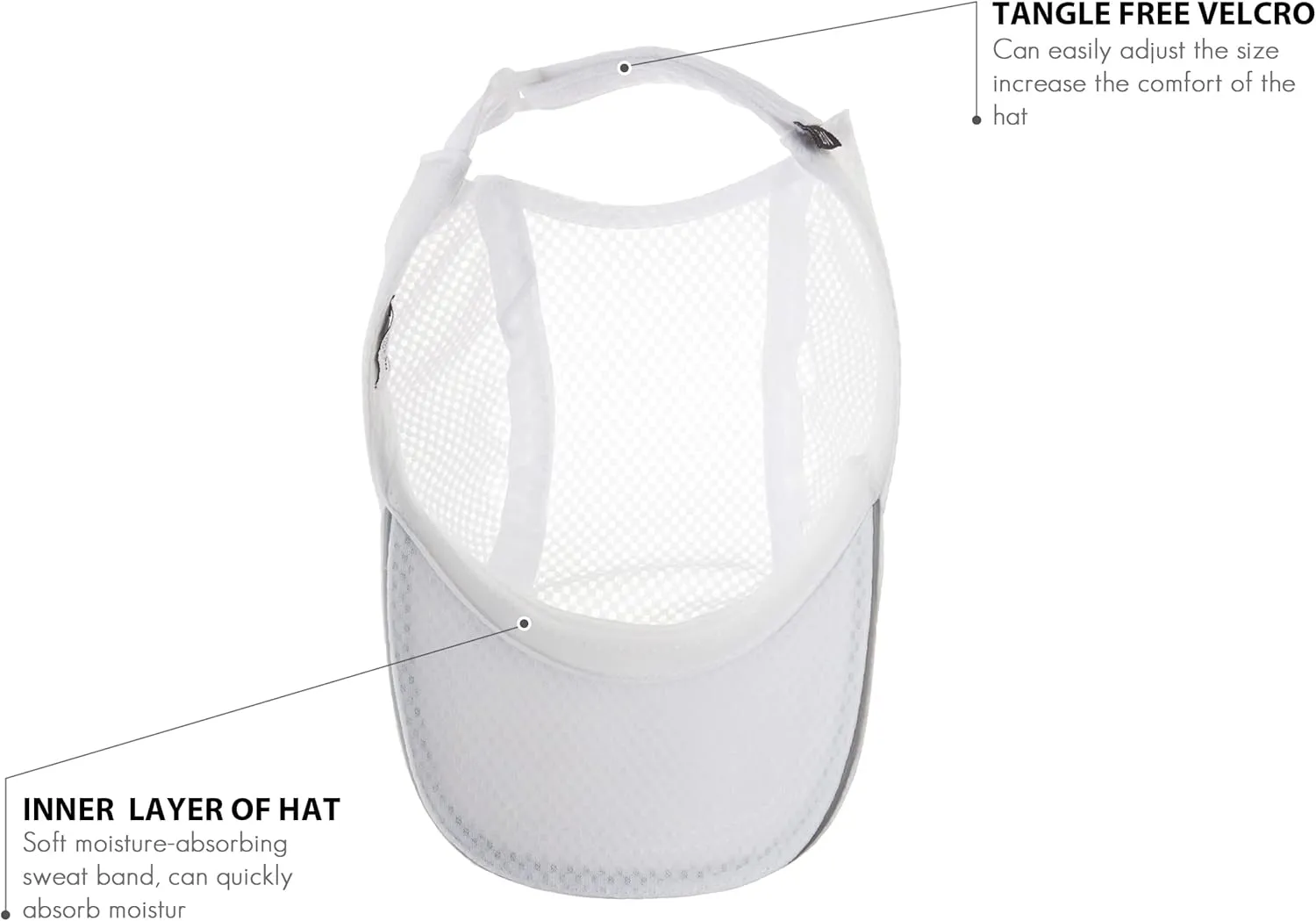 Backless Hat  Quick Dry Baseball Sport Hat for Women