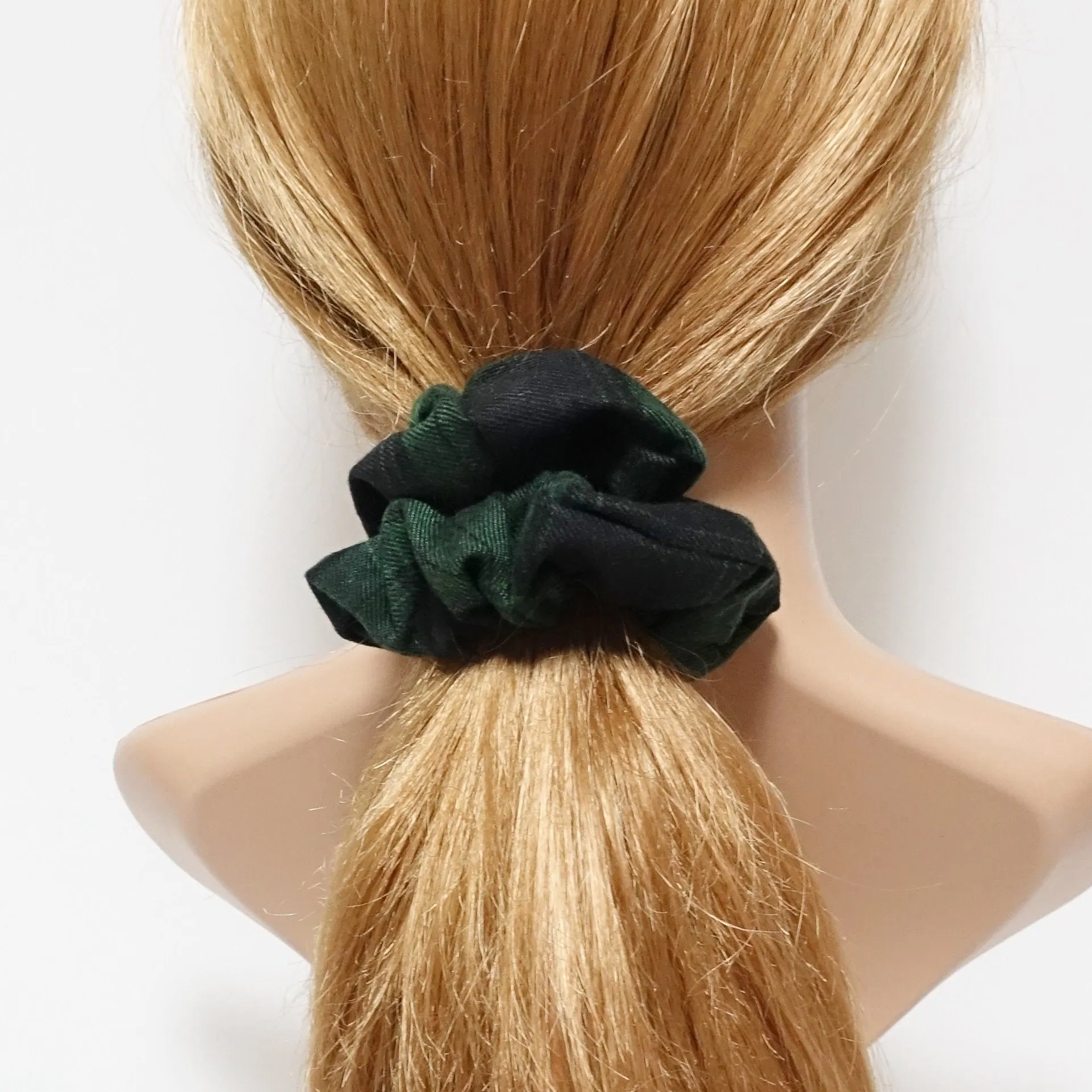 basic plaid check Fall Winter scrunchies casual women hair tie scrunchy