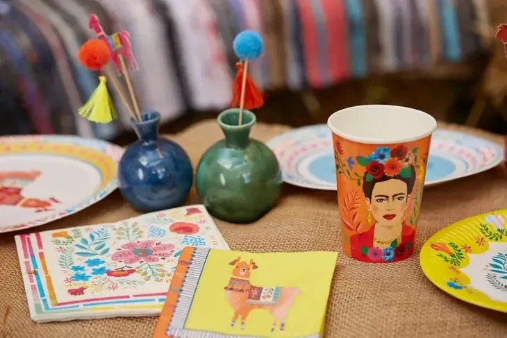 Boho Llama & Pom Pom Food Picks