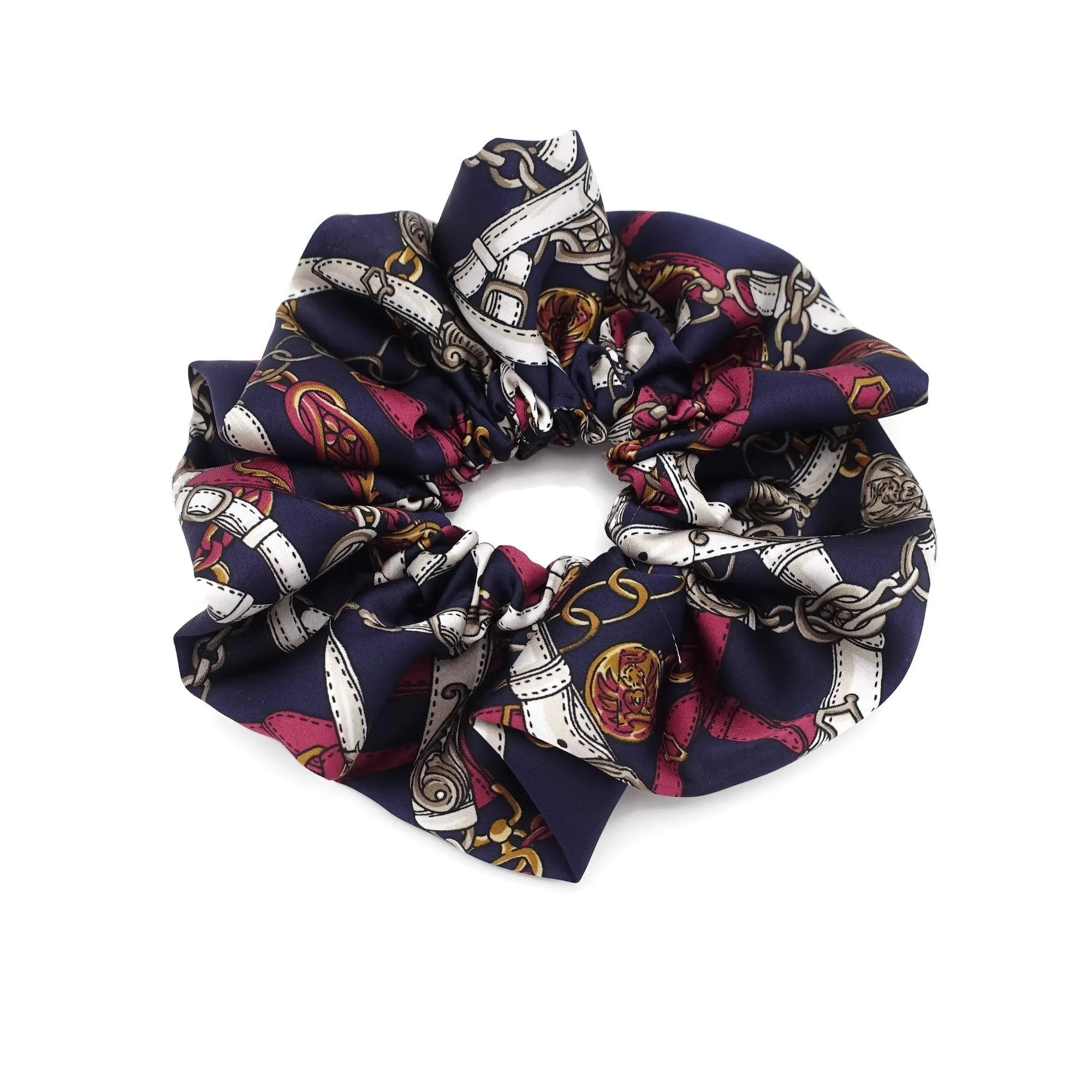 chain print oversized scrunchies large scrunchie stylish women hair ties