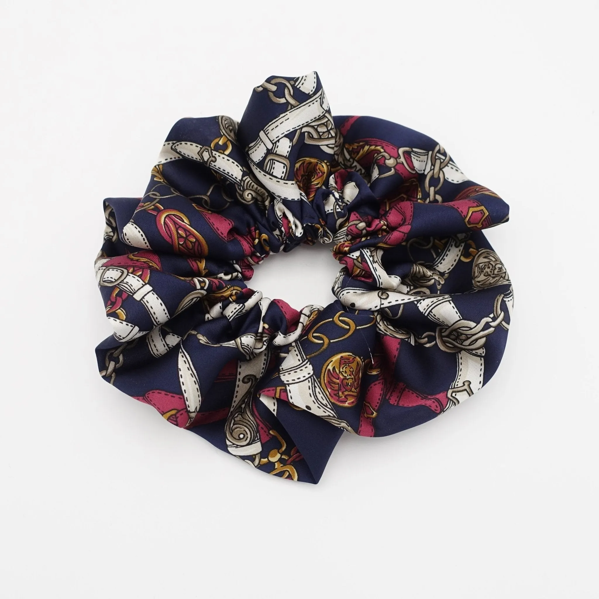 chain print oversized scrunchies large scrunchie stylish women hair ties
