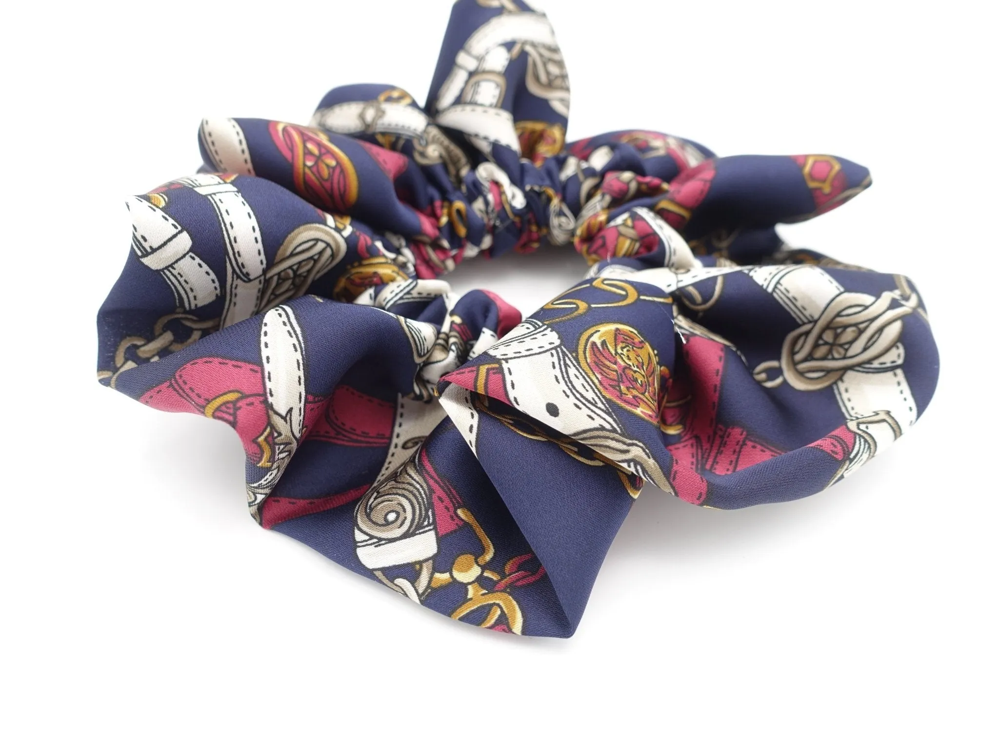 chain print oversized scrunchies large scrunchie stylish women hair ties