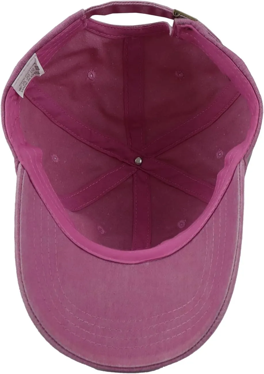 Chicken Mom Hat for Women, Adjustable Embroidered Cotton Baseball Cap