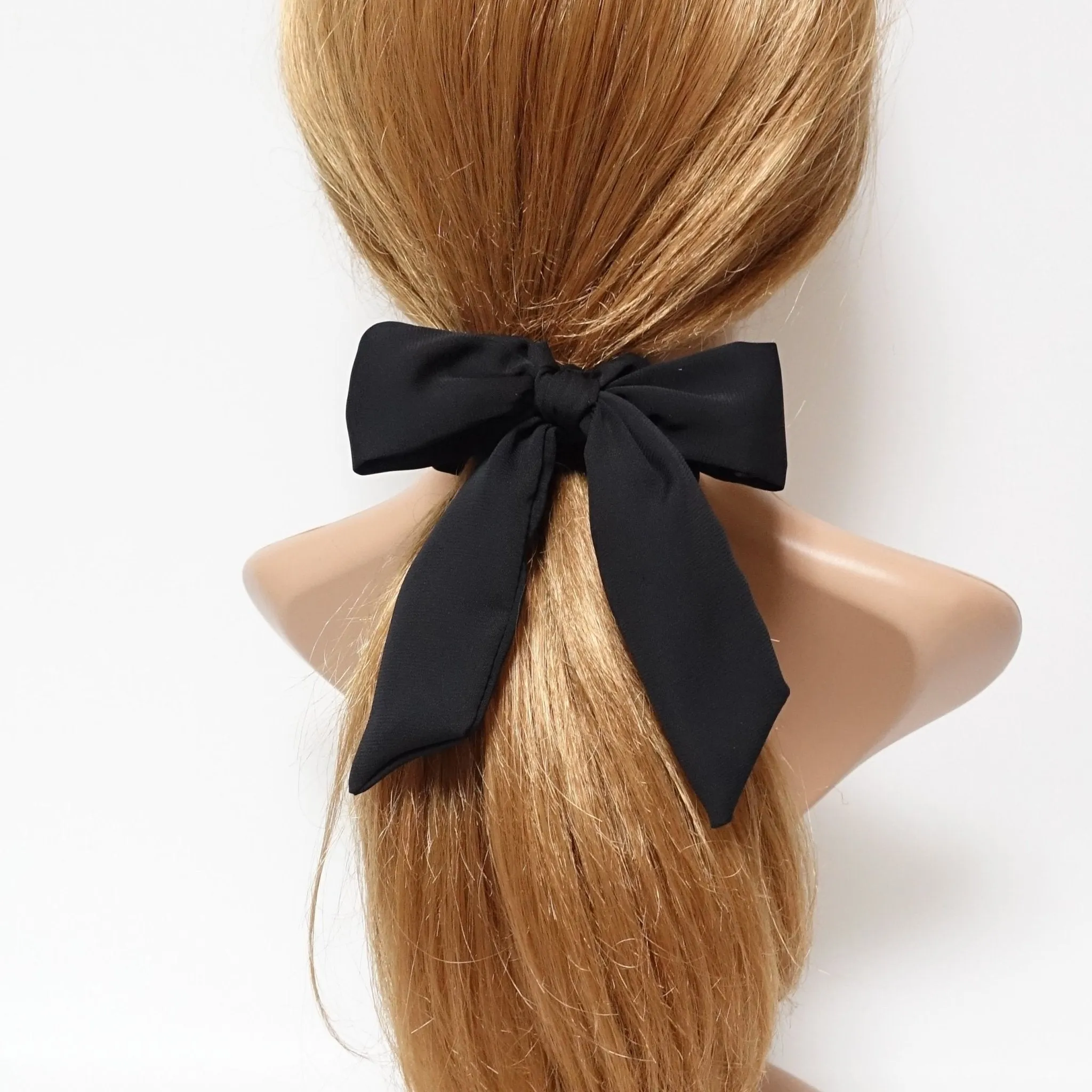 chiffon bow knot scrunchies lovely hair tie elastic scrunchy for woman