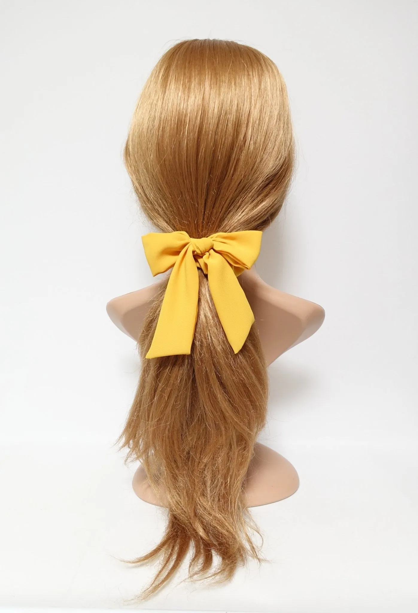 chiffon bow knot scrunchies lovely hair tie elastic scrunchy for woman