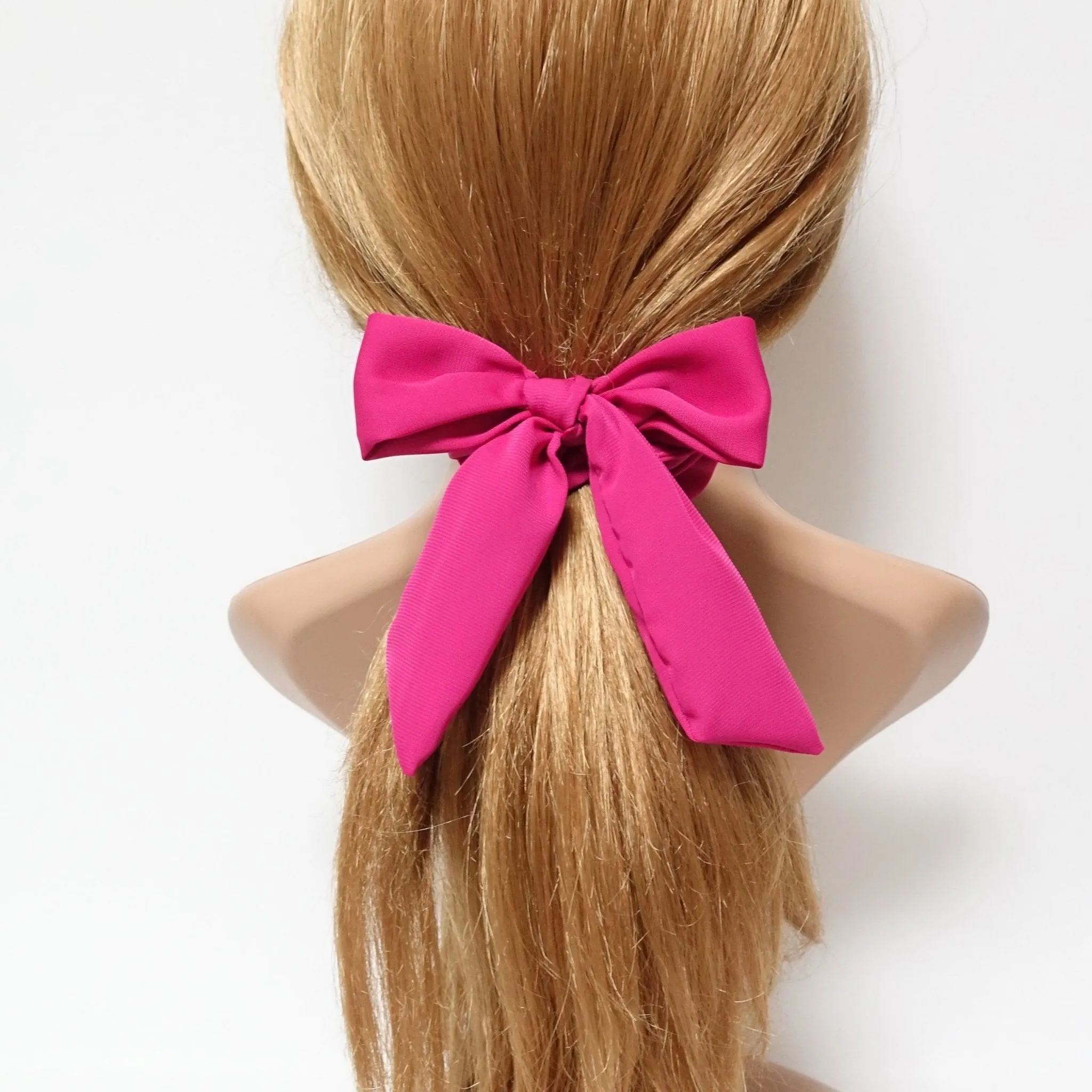 chiffon bow knot scrunchies lovely hair tie elastic scrunchy for woman