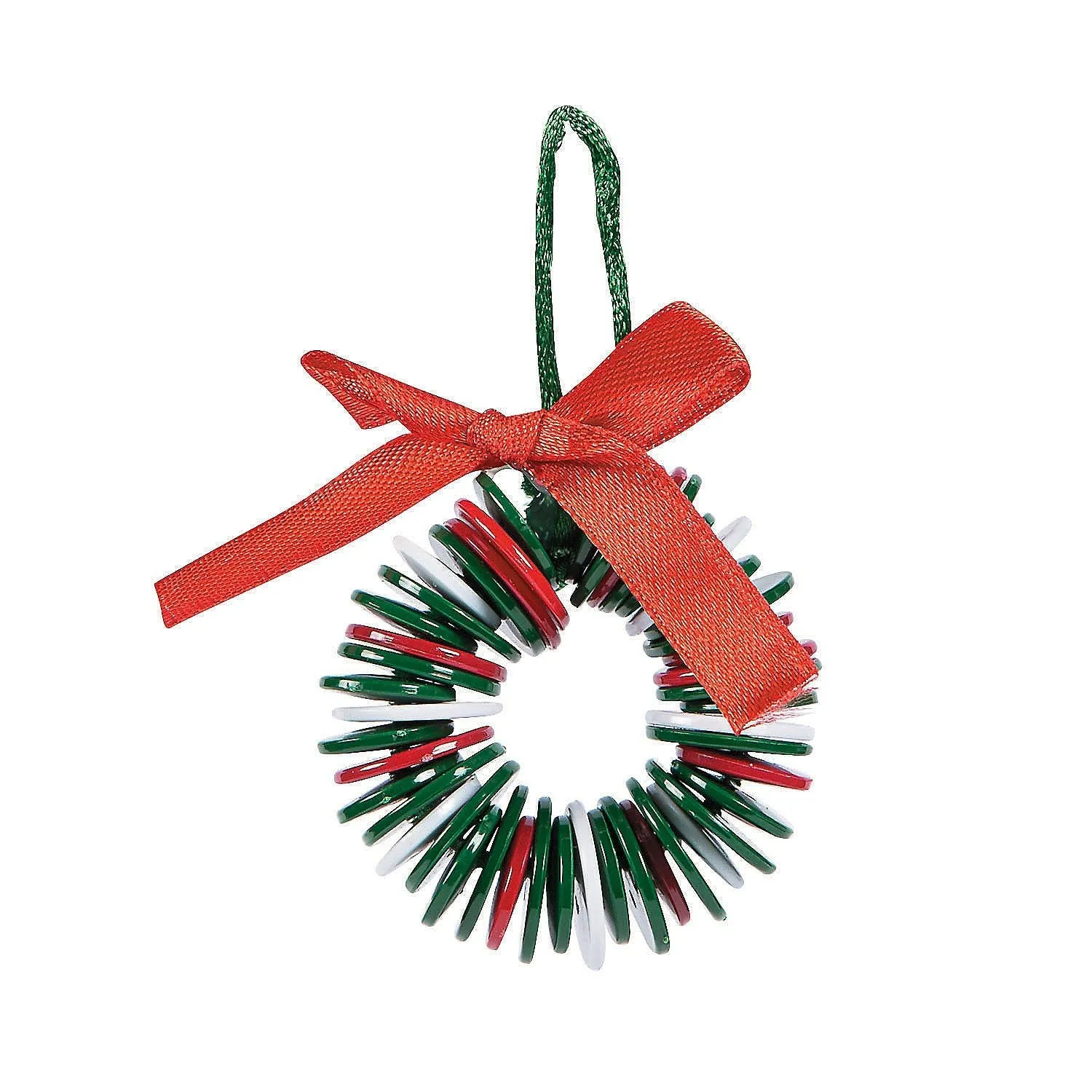 Christmas Cool2Create Green & Red Button Wreath Ornament Craft Kit |  1 Kit