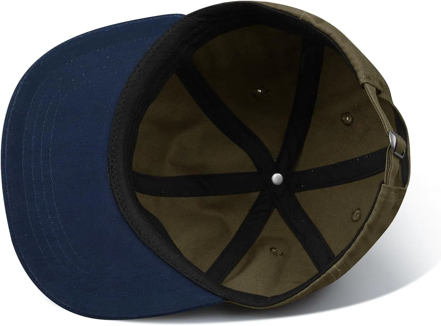 CLAPE Vintage Snapback Trucker Hat for Men Women Baseball Caps Unstructured Cotton Flat Brim Cap Street Hip Hop Camp Hat