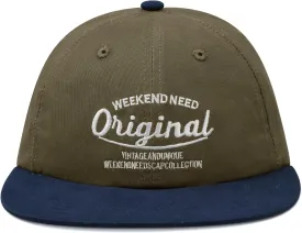 CLAPE Vintage Snapback Trucker Hat for Men Women Baseball Caps Unstructured Cotton Flat Brim Cap Street Hip Hop Camp Hat