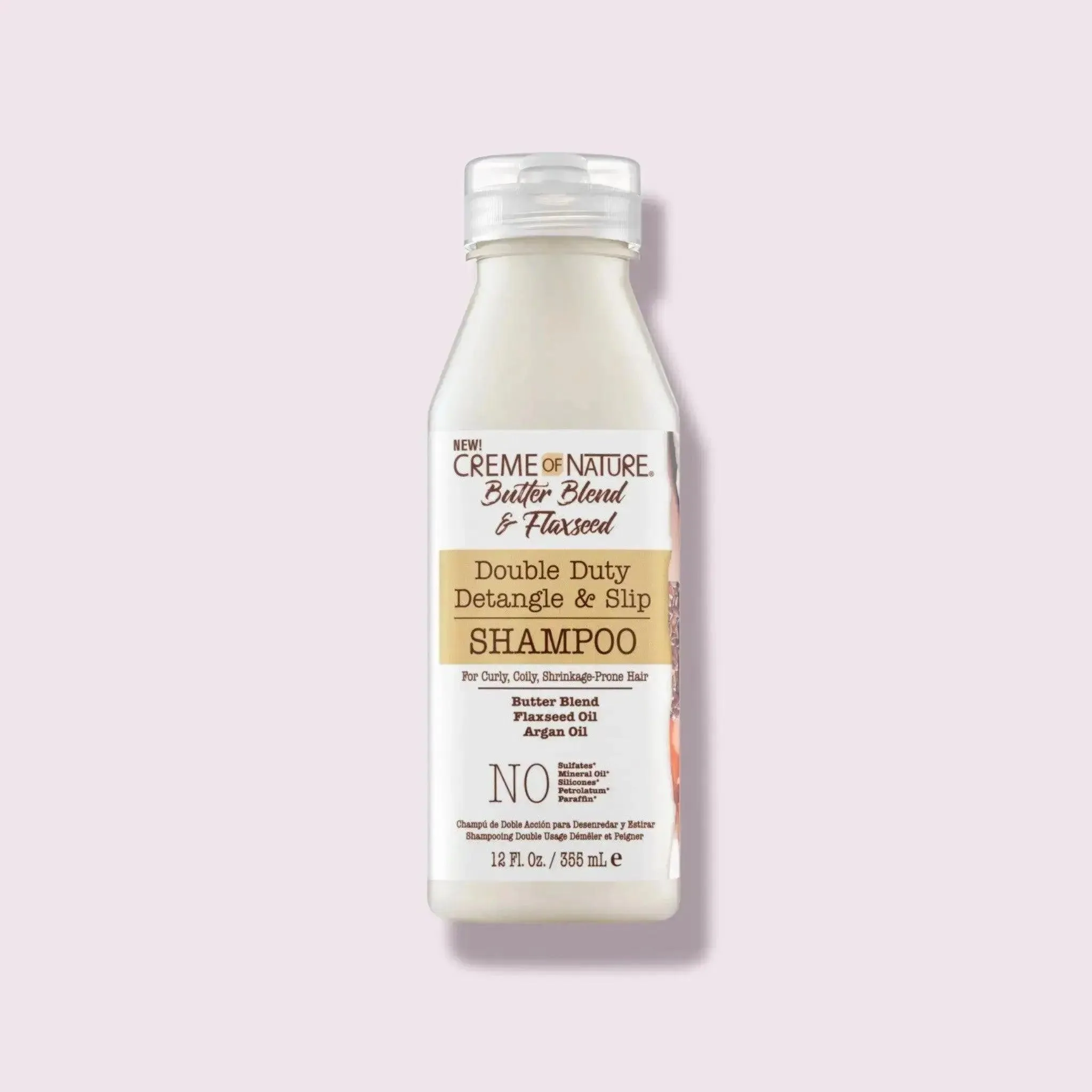 Creme of Nature Butter Blend & Flaxseed Double Duty Shampoo 12oz