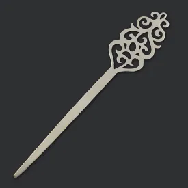 Crystalmood Pure Titanium Victorian Pattern Hair Stick