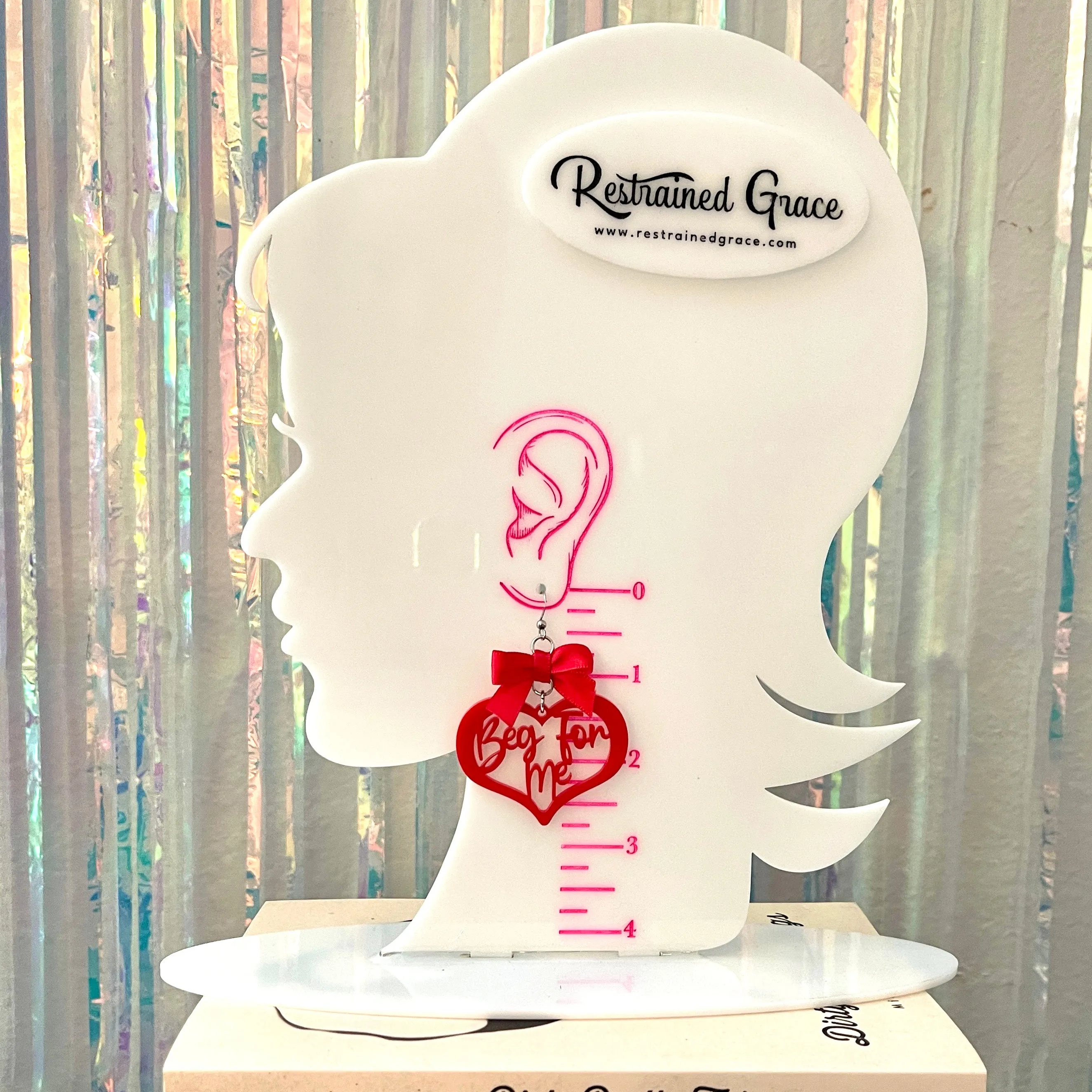 Design Your Own Femme Domme 'Beg for Me' Earrings
