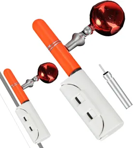 Fishing Rod Light Beacon - Luminous Wand Attachment with Alert Bell, Fishing Glowing Sticks | Sea Trawl Accessory Kit with Glowing Stick Lamp, Useful Trawl Tool for Shore Pier Rod Tip Visibility