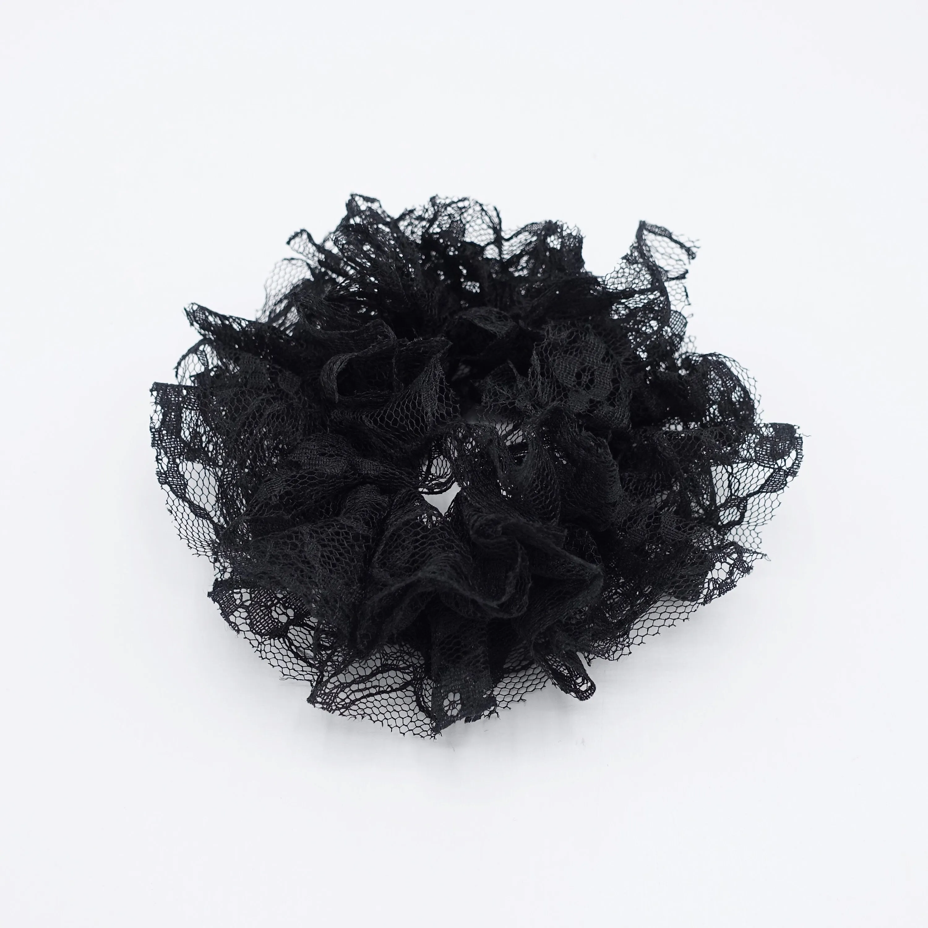 floral lace scrunchies medium hair ties hair accessory for women