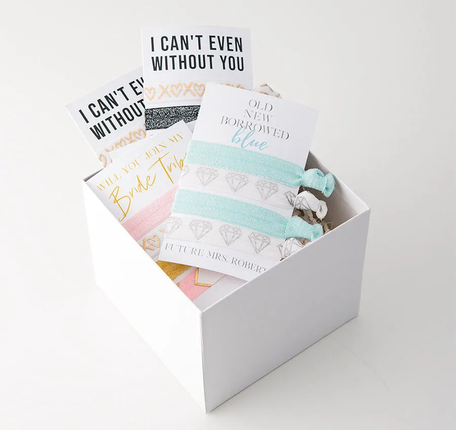 I Do Crew Bridesmaid Hair Ties - Pink