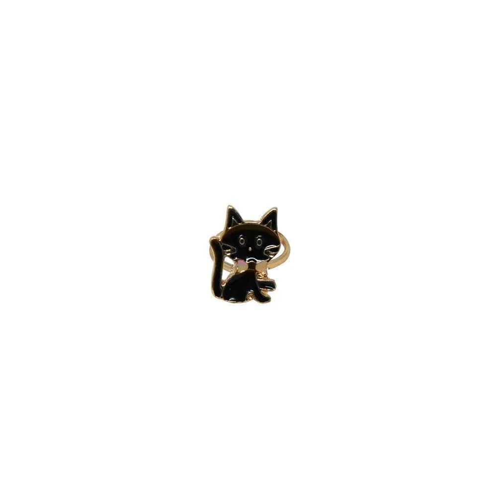 Kittens & Bows Adjustable Ring Set Of 3