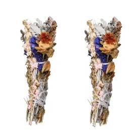 Liv Rocks - Large Whitef Sage   Flower Smudge Sticks