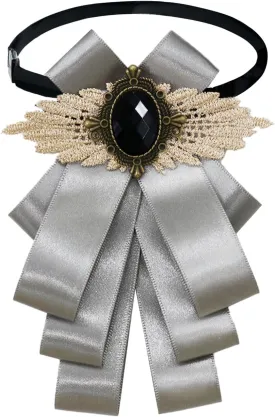Mens Bow Tie Womens Tie Pre Tied Bow Tie for Men Ribbon Bowties for Party Wedding