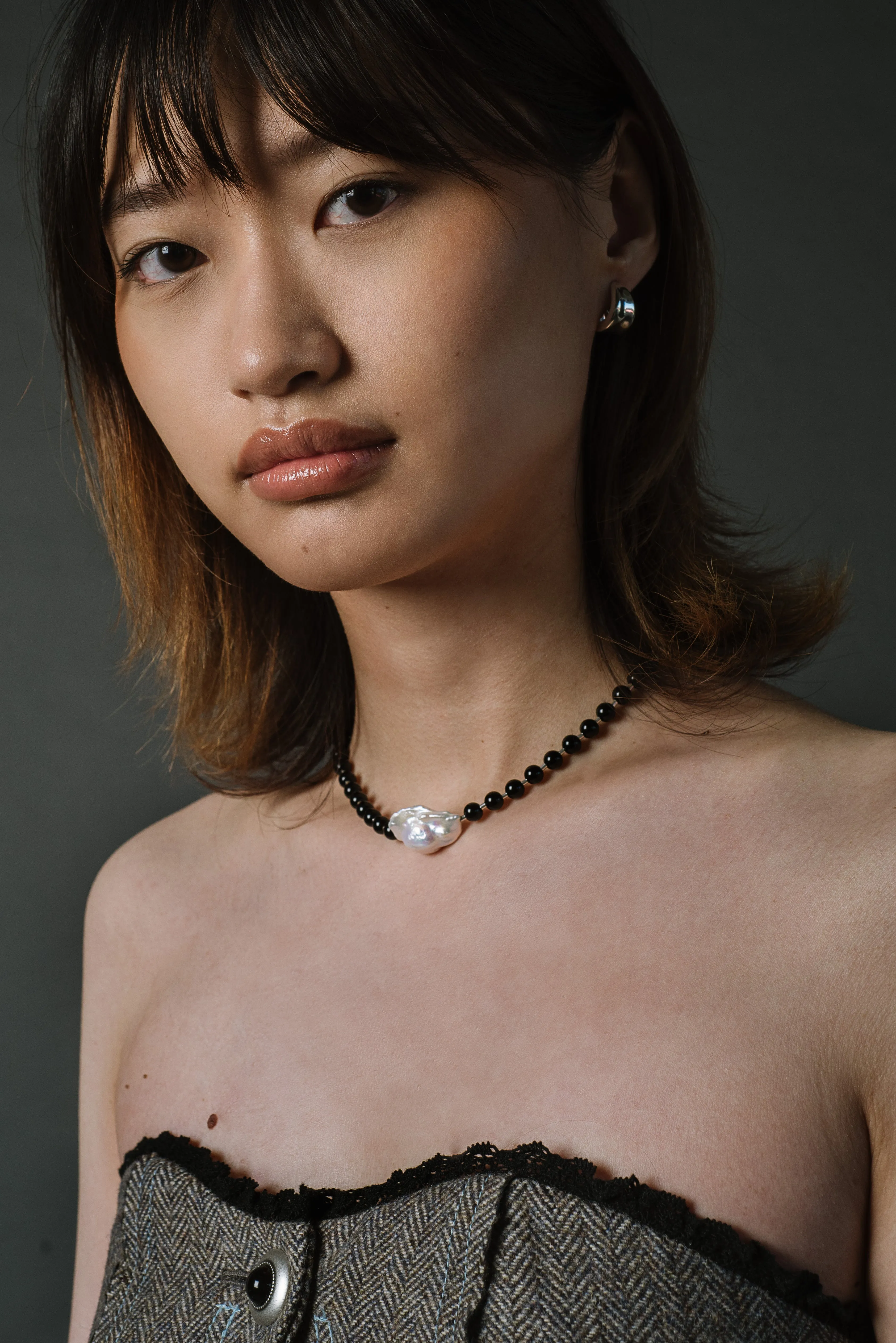 Mila II Necklace with Fireball Pearl