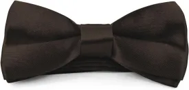 Moda Di Raza Boys Bowtie Pre-Tied Satin Formal Tuxedo Bowtie Adjustable Length Satin Kids Bow Tie