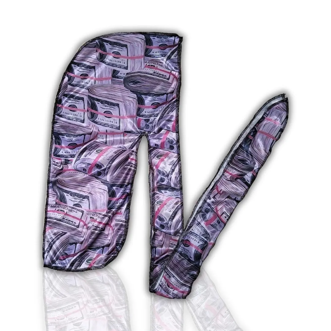 New Premium Silky Durag Design Satin Benjies
