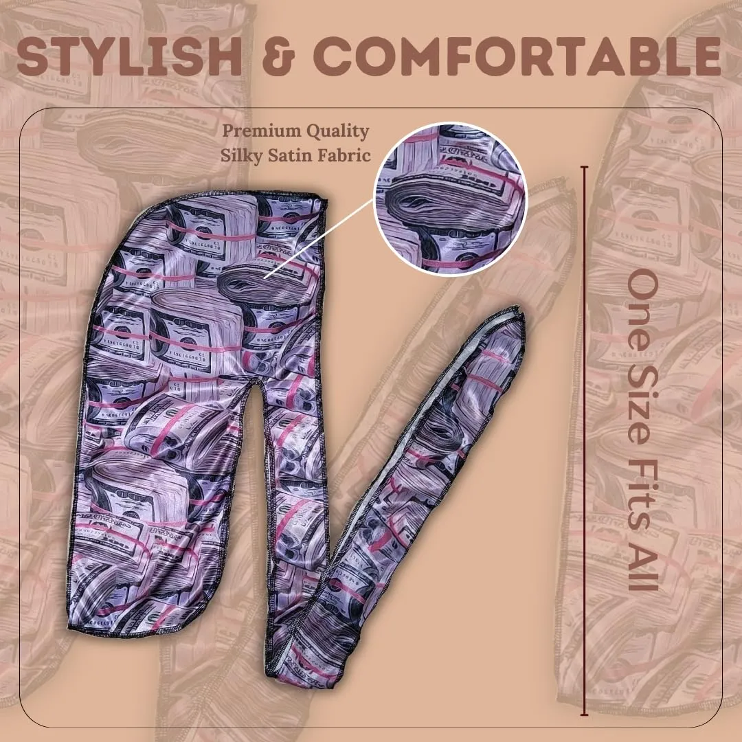 New Premium Silky Durag Design Satin Benjies