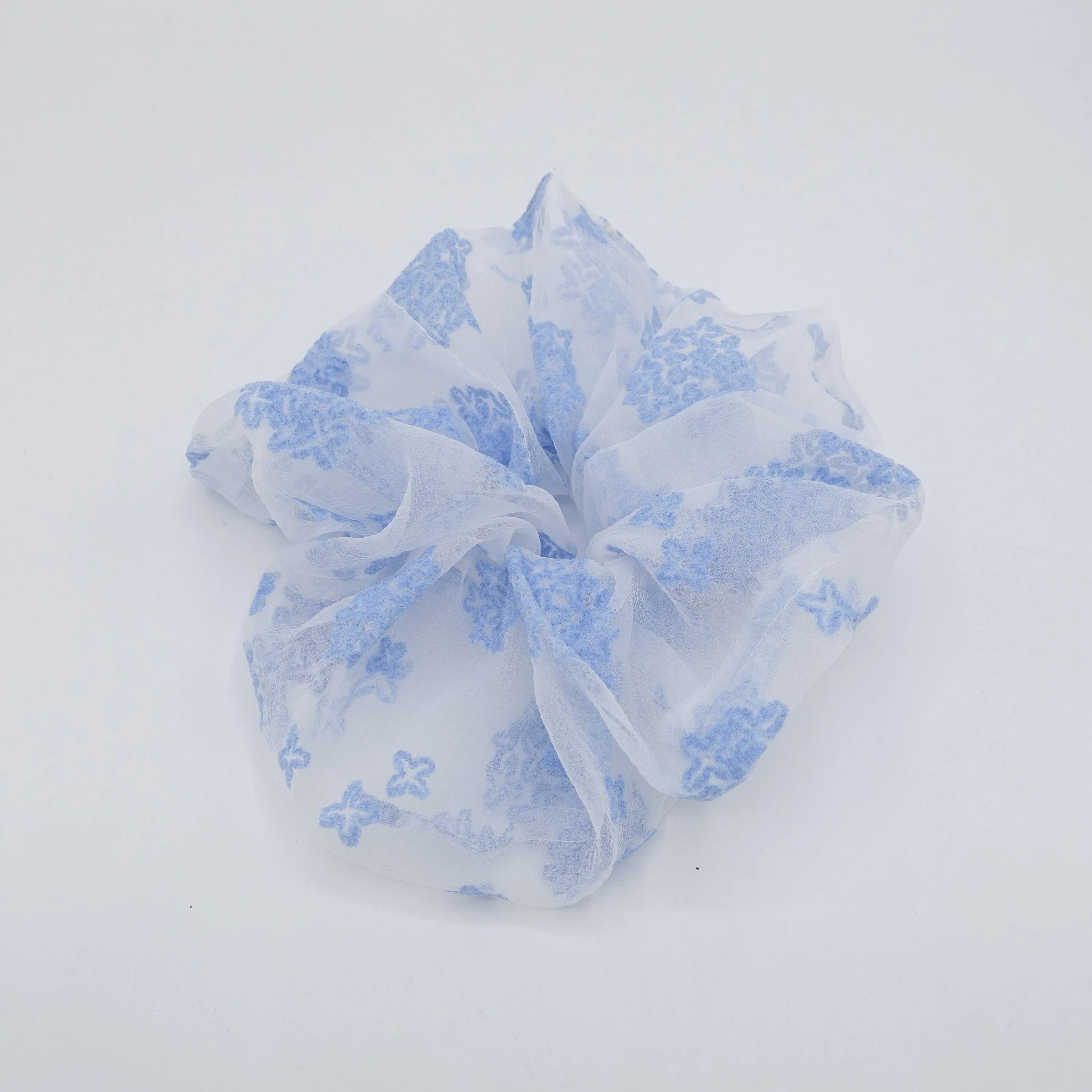 organa oversized scrunchies floral hair tie scrunchie for women