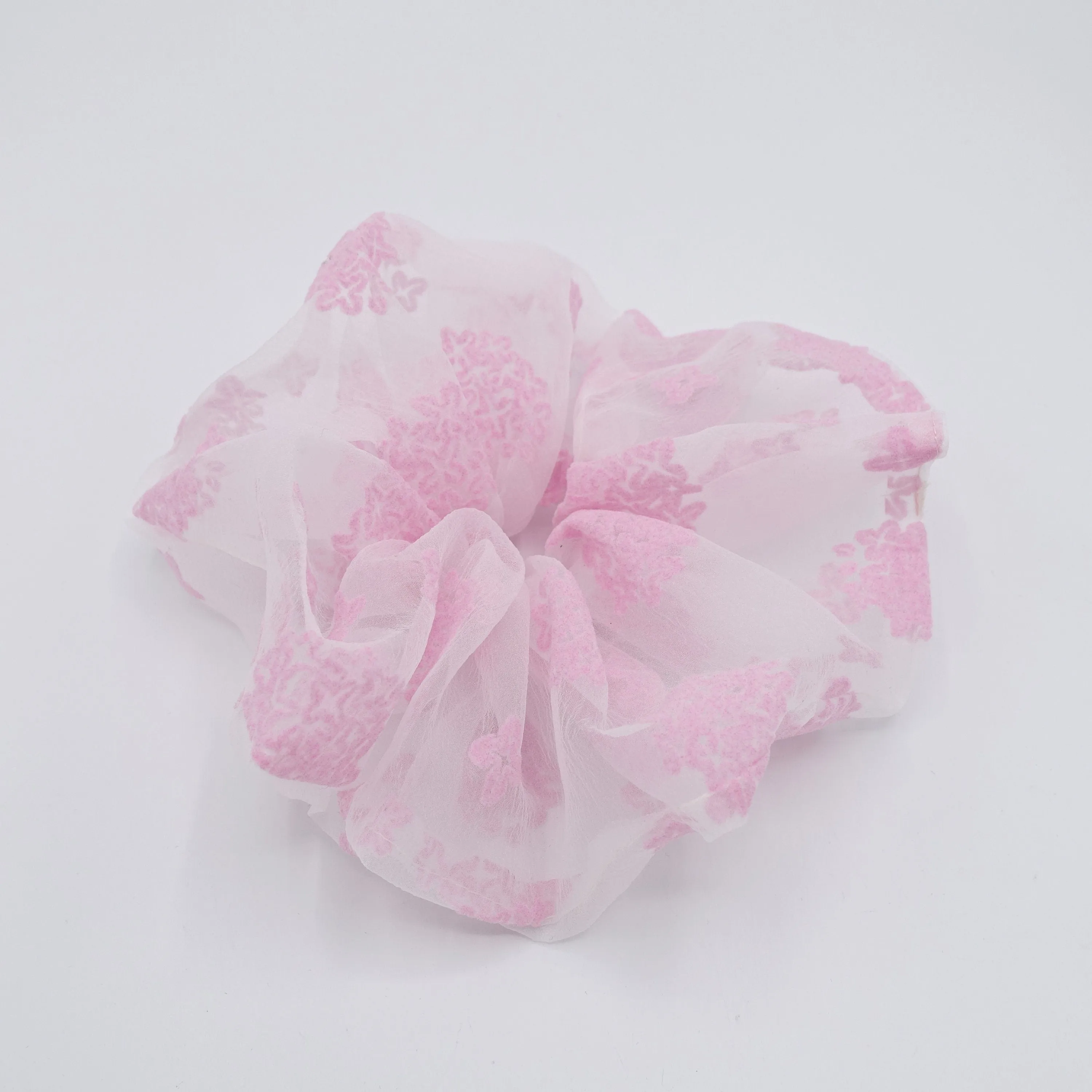 organa oversized scrunchies floral hair tie scrunchie for women