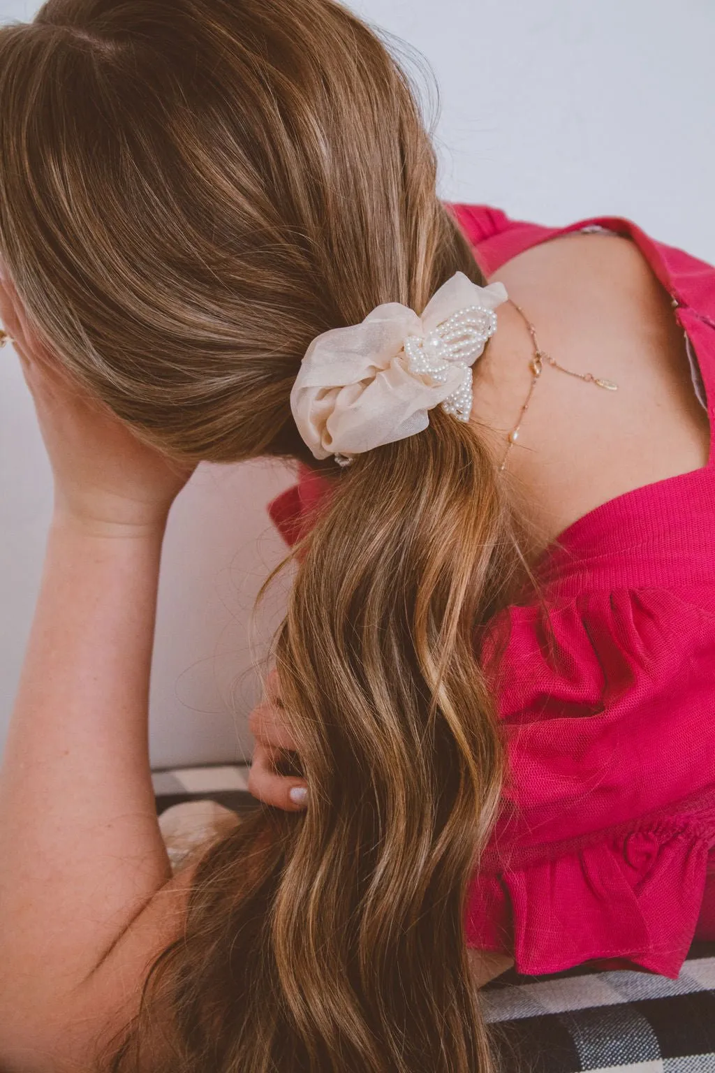 Precious Pearl Scrunchie