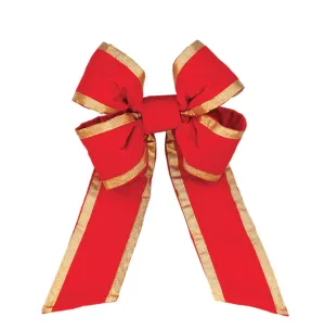 Premium Bright Red Velvet Bow - Multiple Options