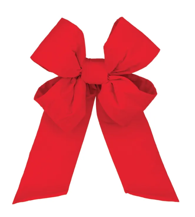 Premium Bright Red Velvet Bow - Multiple Options
