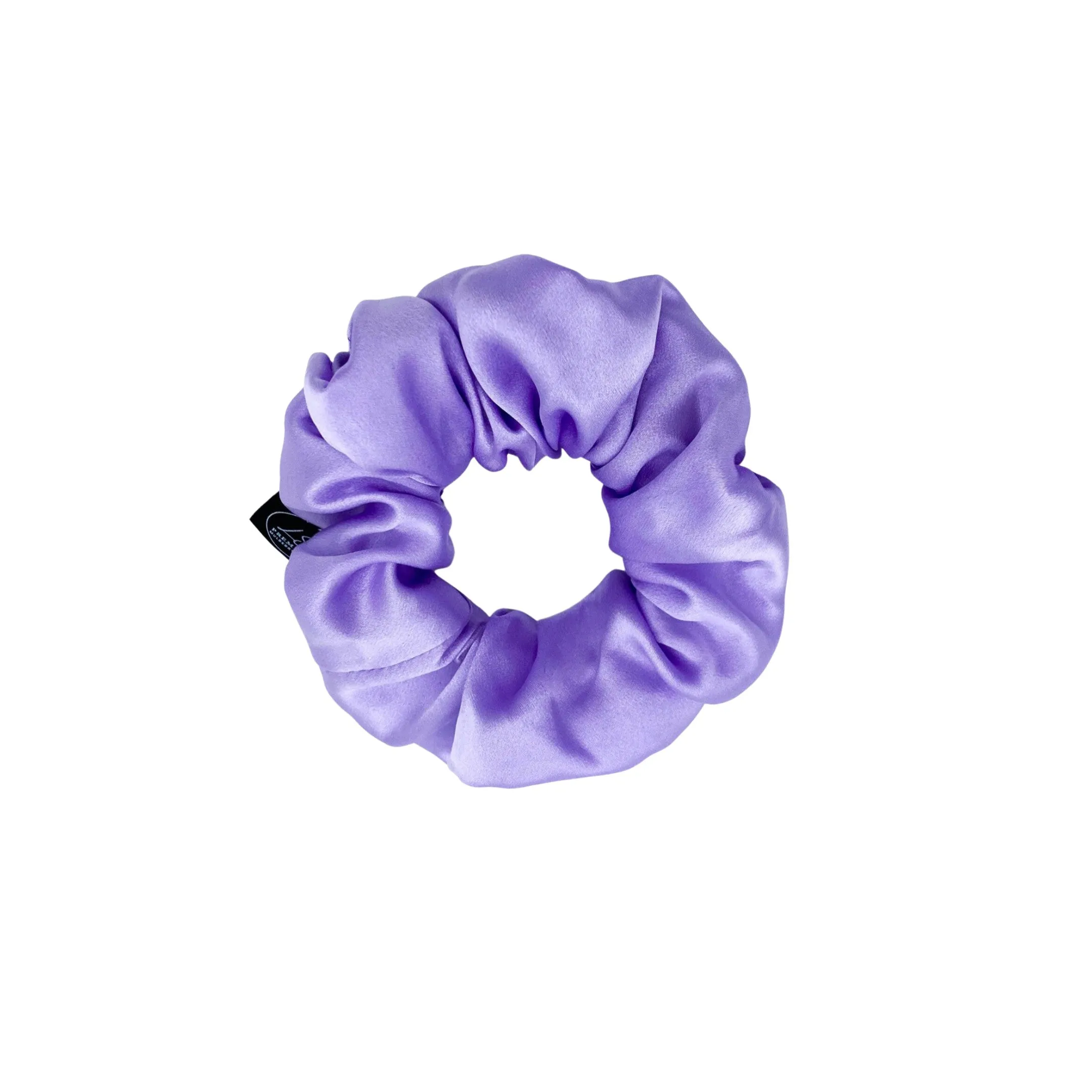 Premium Mulberry Silk Scrunchie - Raspberry - Large