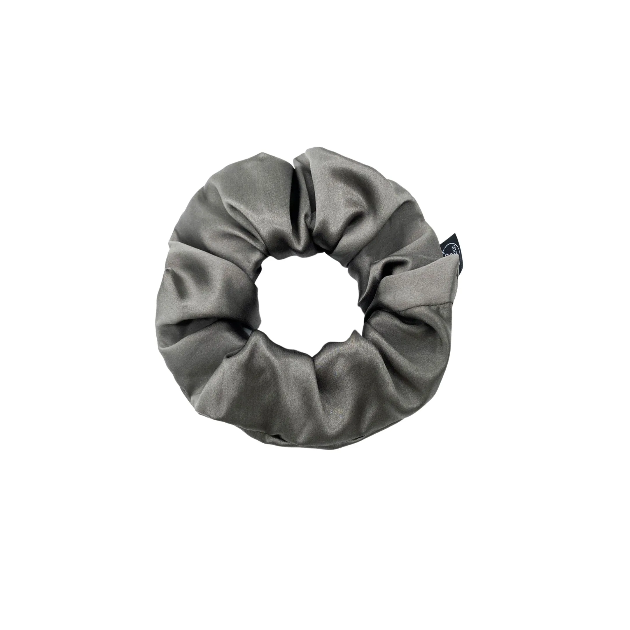 Premium Mulberry Silk Scrunchie - Raspberry - Large