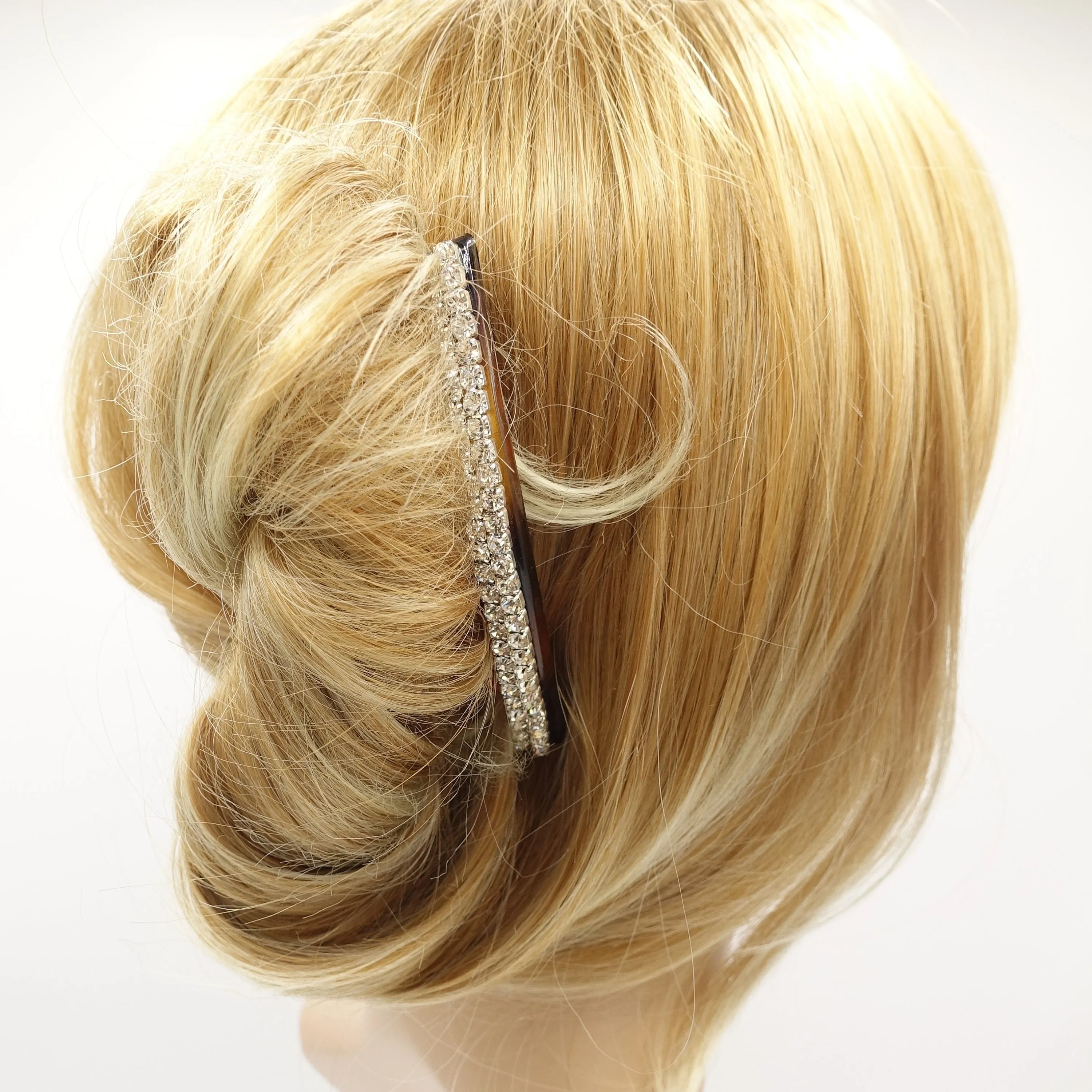 Rhinestone Pearl embellished Hair Comb Accessories