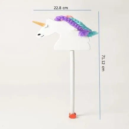 Rocking Potato Hobby Horse- Unicorn