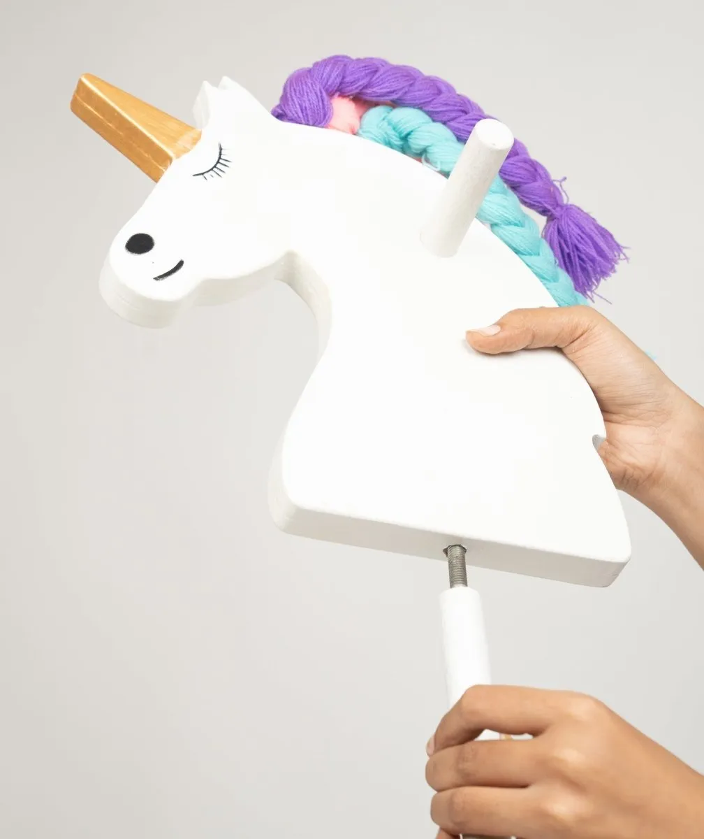 Rocking Potato Hobby Horse- Unicorn
