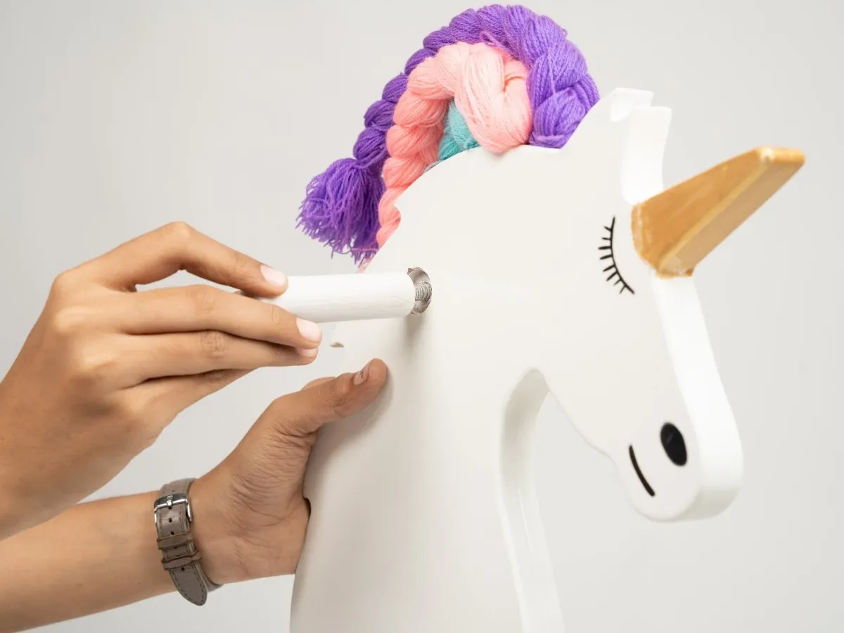 Rocking Potato Hobby Horse- Unicorn