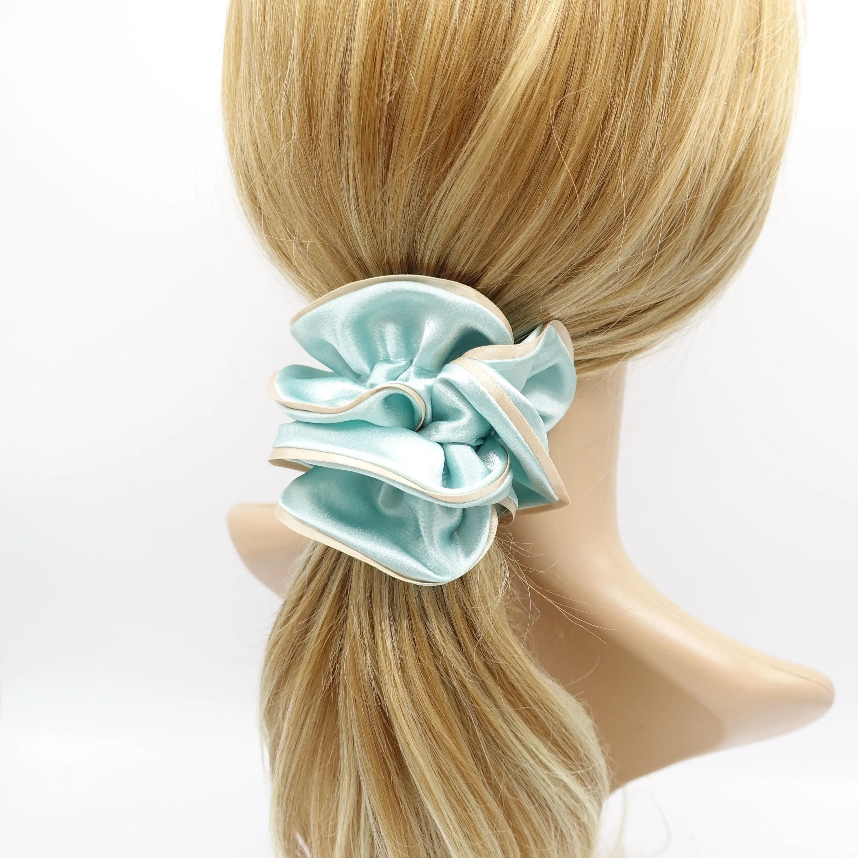 satin scrunchies glossy scrunchies, medium scrunchies for women
