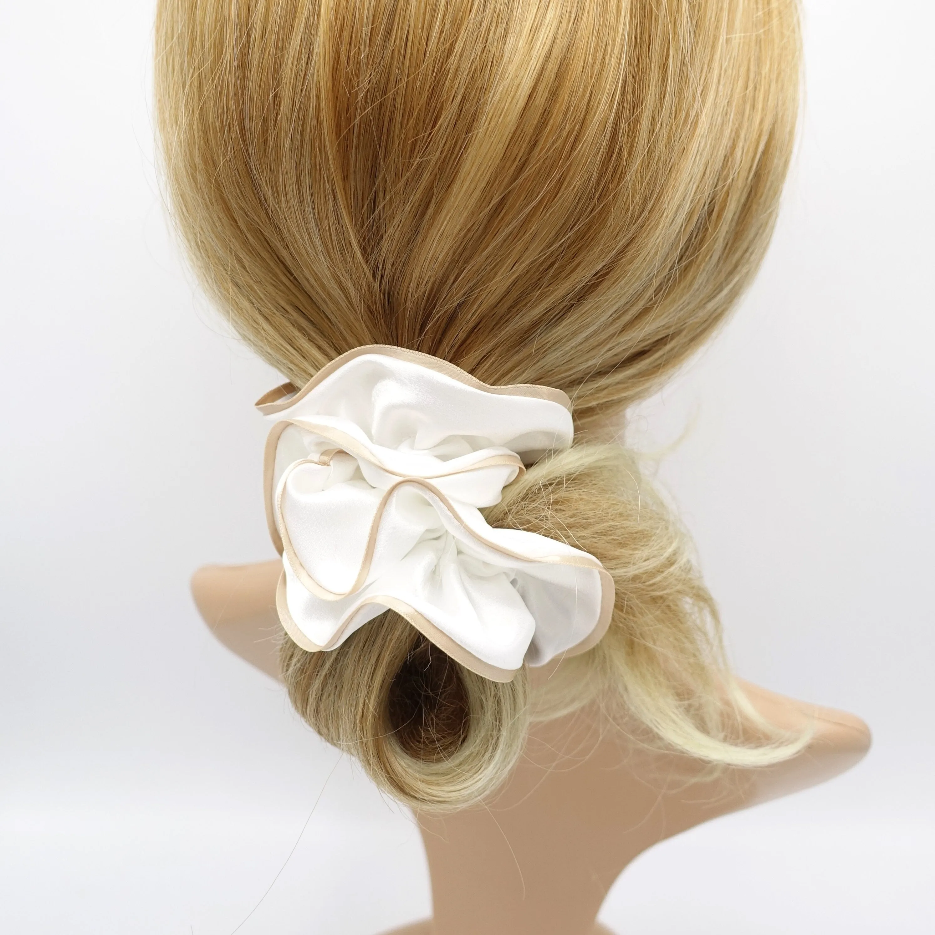 satin scrunchies glossy scrunchies, medium scrunchies for women