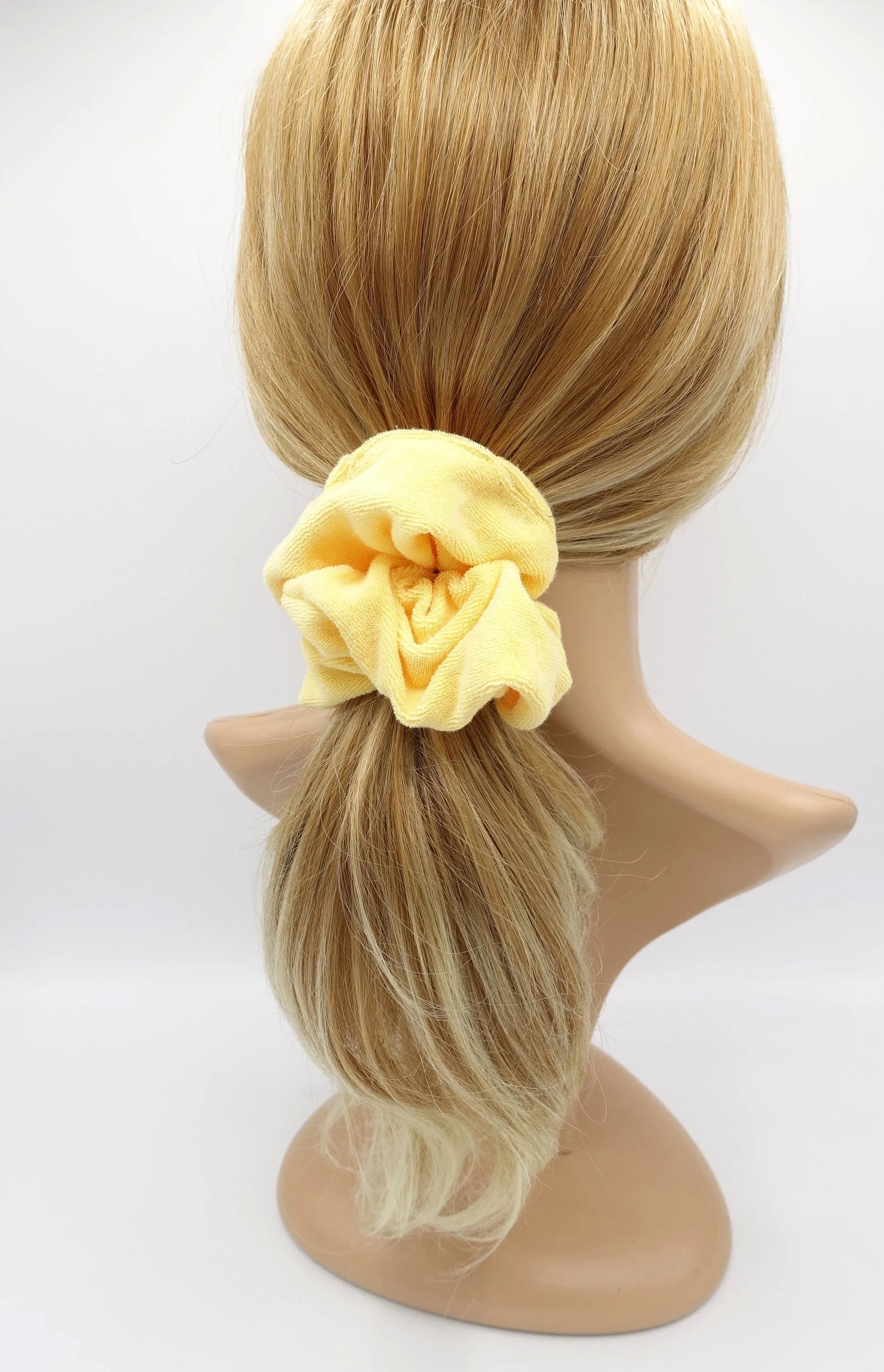 terry scrunchies, daily scrunchies, hair tie shop for women