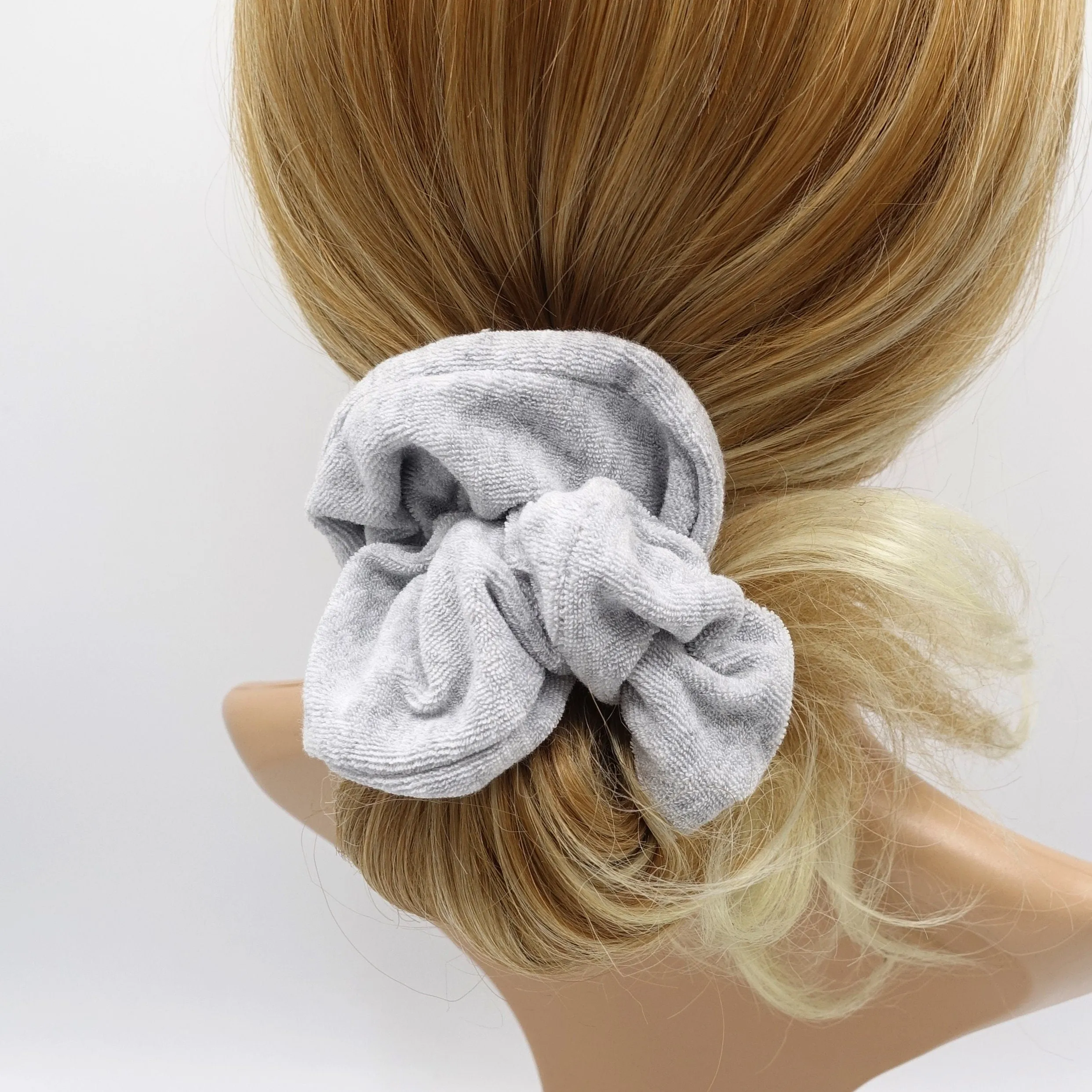terry scrunchies, daily scrunchies, hair tie shop for women