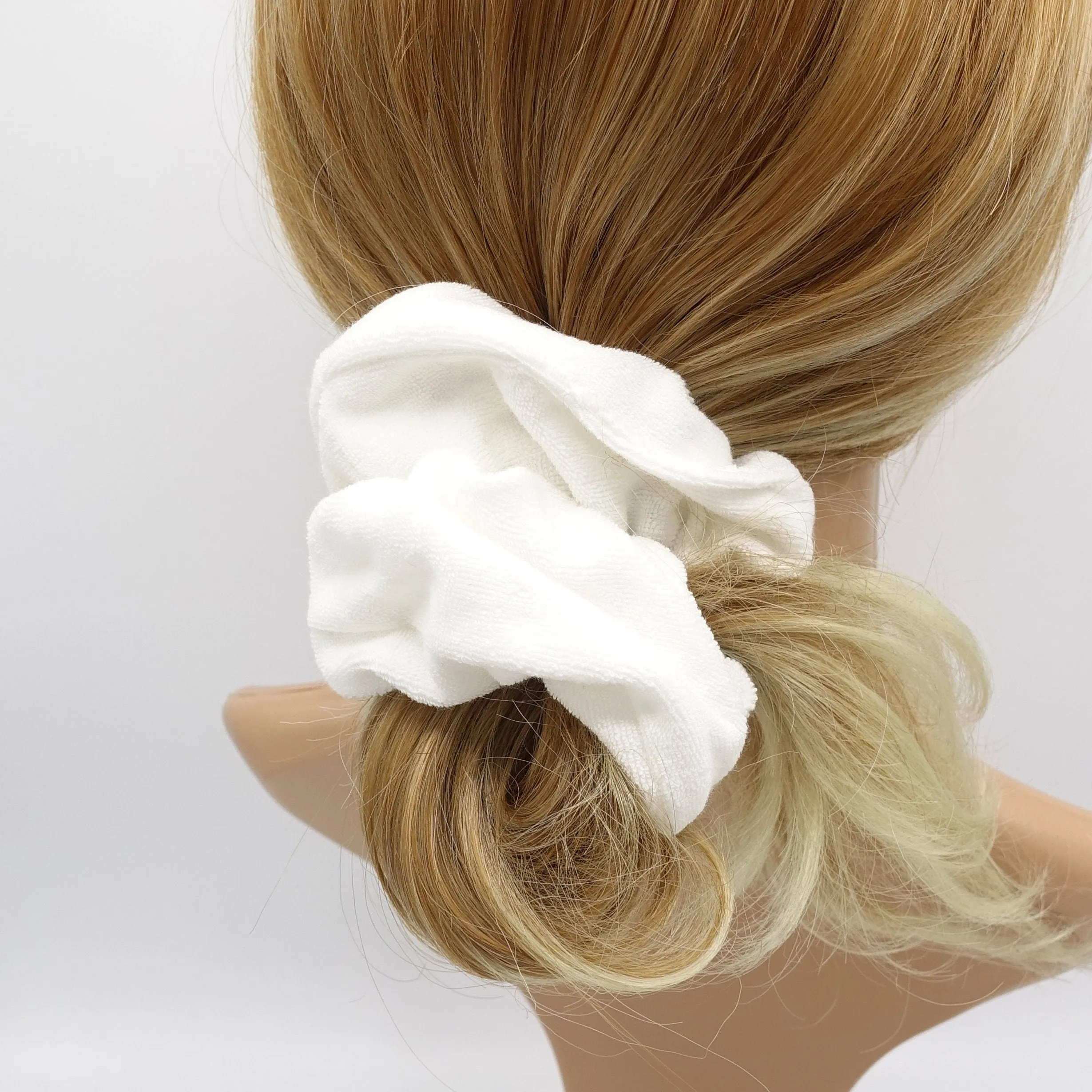 terry scrunchies, daily scrunchies, hair tie shop for women